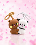 Bear & Panda Keychain Pair